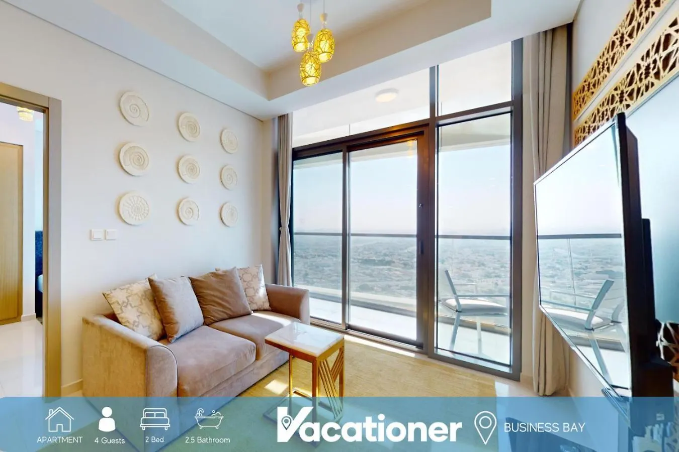Aykon City - Two Bed With Mesmerizing City View location